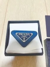 Prada Brooch Triangle With Box From Japan 2