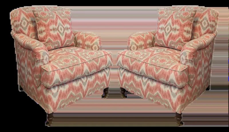 Kravet — Kravet English Arm Lounge , A Pair — Furniture — resale