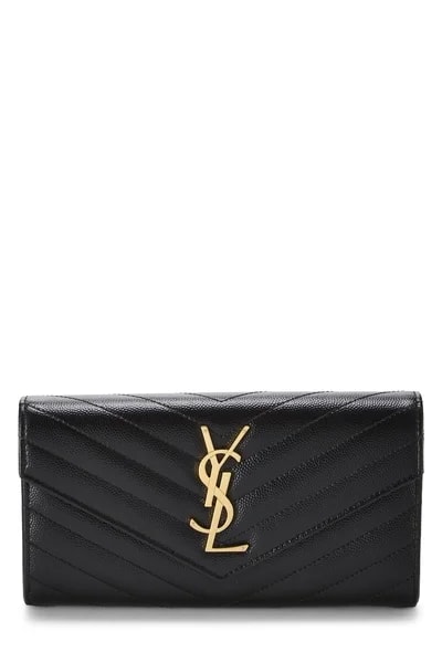 Saint Laurent — Grained Envelope Wallet — Accessory — resale