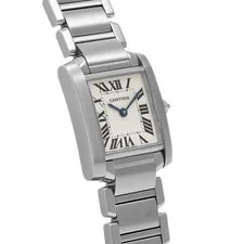 Cartier Tank W51008Q3 ( 3217) 18mm Stainless Steel Silver #WW11150 3