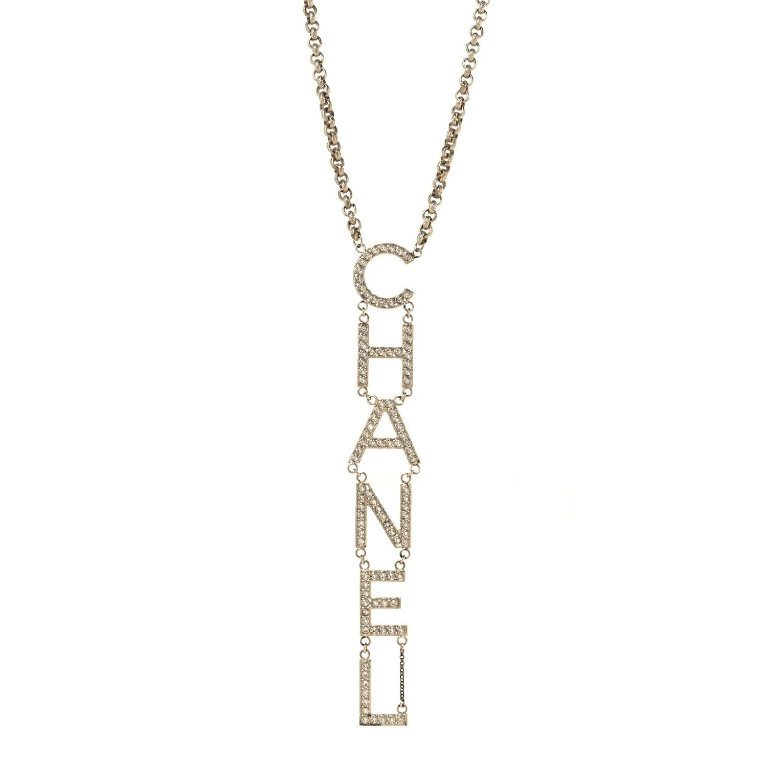 Chanel — Metal Cha-Nel Logo — Jewelry — resale