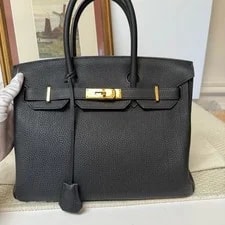 Noir — Hermes Birkin 30 GHD THB Auth . — Handbag — resale