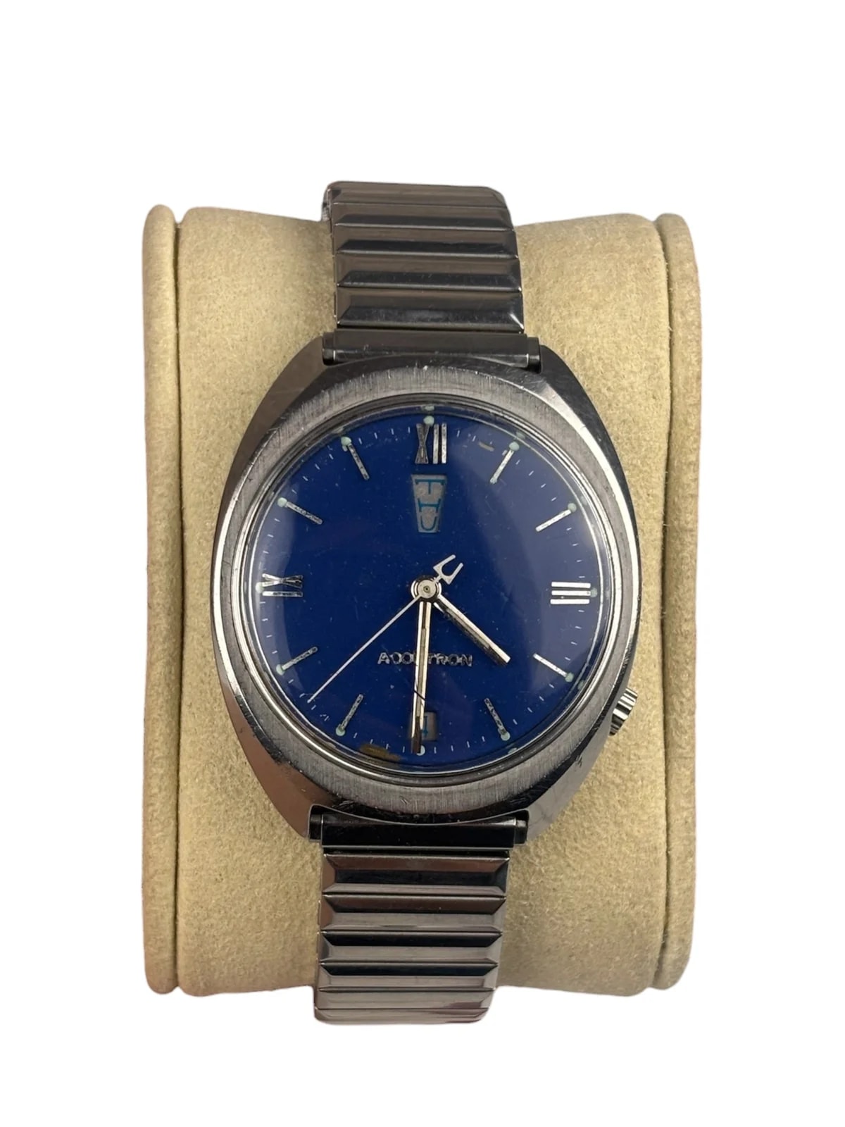 Bulova — Bulova Accutron Blue Dial Day-Date — Watch — resale
