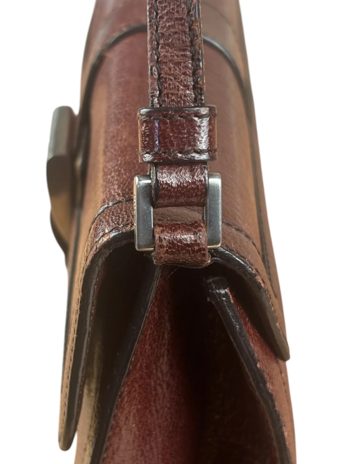 Prada Enameled Metal Triangle 4