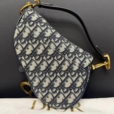 Dior Saddle Embroidered Monogram Print Magnetic Buckle - Very Good #Utqsji 4