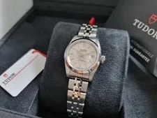 Tudor Princess Oysterdate 92400mm 25 Silver Linen Dial New Box and Card 12-2022 2