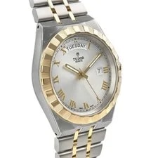 Tudor Royal 41mm Silver Dial Yellow Gold Steel M28603-0001 3