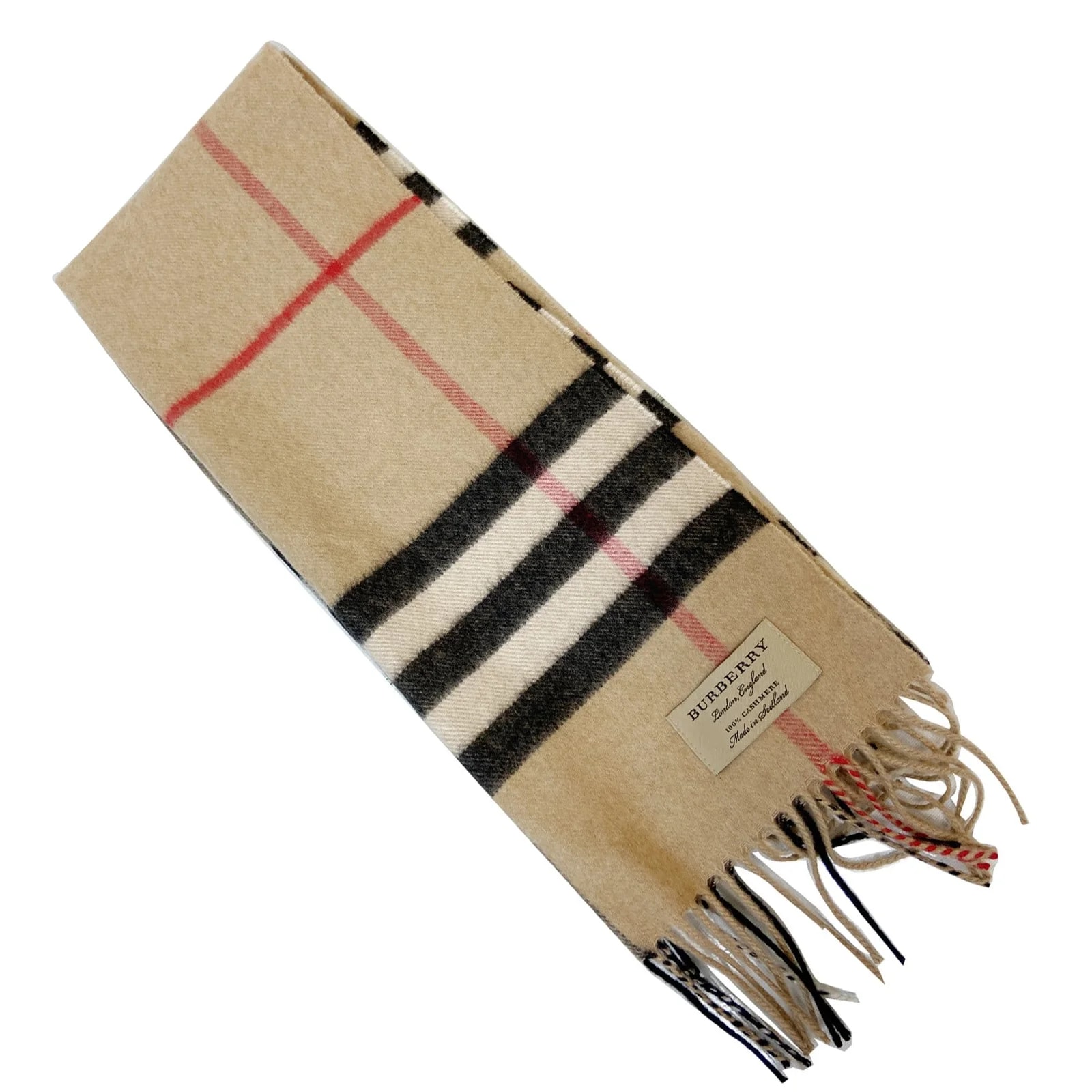 Burberry — Burberry Classic Check Scarf Biege — Accessory — resale