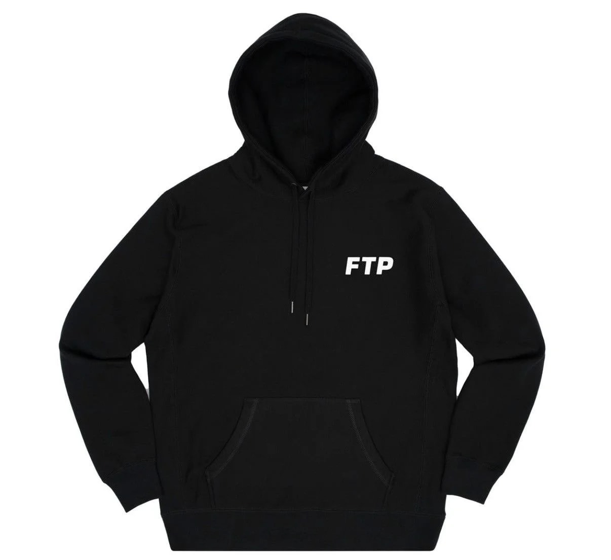 FTP Flocked Logo Hoodie — streetwear — resale
