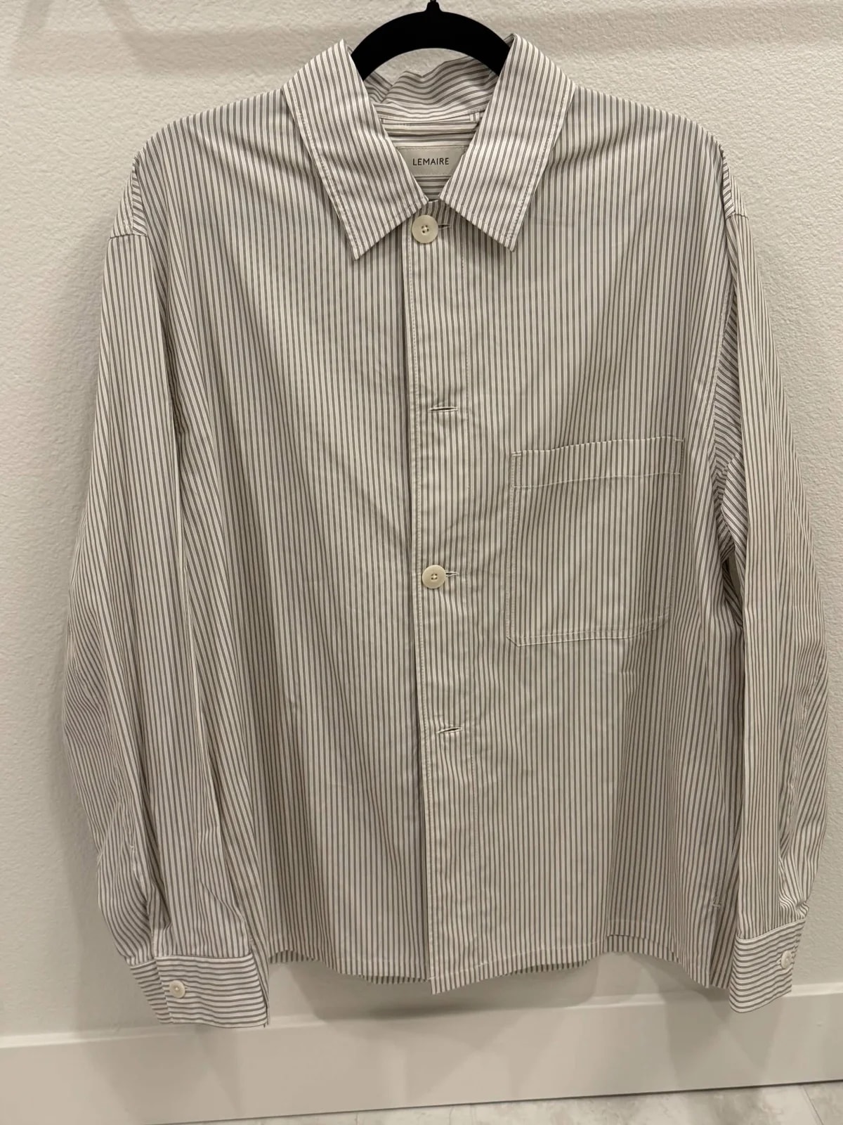 Lemaire — Lemaire Pyjama Shirt Creamy — streetwear — resale
