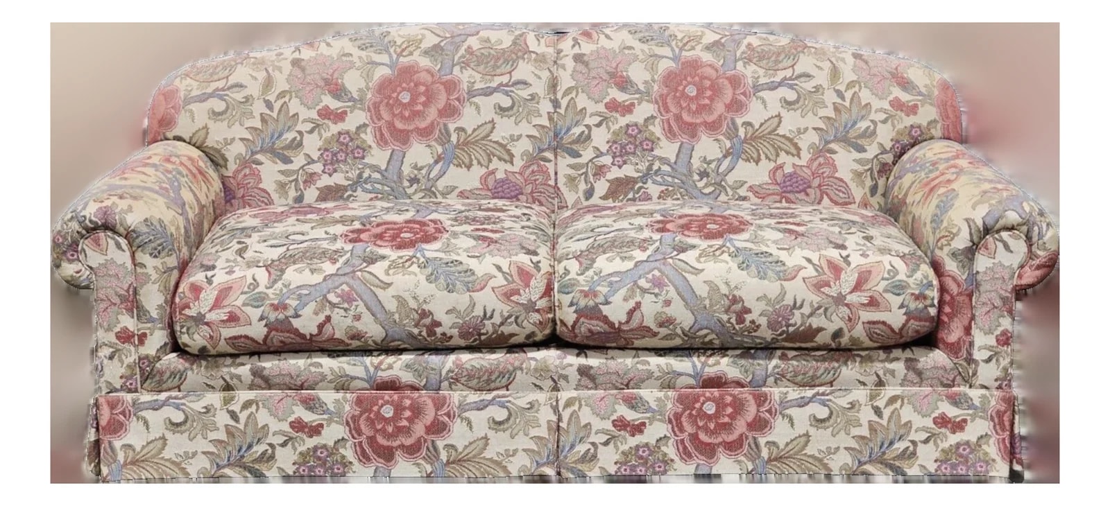 Henredon — Henredon Furniture Upholstered in Needlepoint Fabric High End W Pillows — Furniture — resale