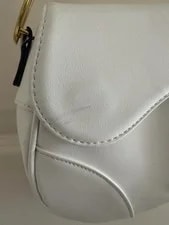 Christian Dior Saddle GoldD Logo Strap Made in Italy 4