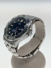 Omega Seamaster Diver 300MQZSS35mm Analog Stainless BLK 2