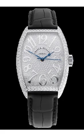 Worldofluxuryus — Franck Muller Curvex 18K White Gold & Diamonds — Watch — resale
