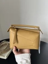 Loewe — Loewe Puzzle Mini Smooth Top Handle Crossbody Duty Pa — Handbag — resale