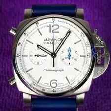 Panerai — Panerai Luminor White Dial With Blue Strap - PAM01218 — Watch — resale