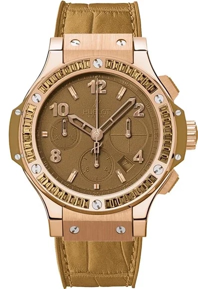 Worldofluxuryus — Hublot Big Bang Tutti Frutti Chronograph 18K Rose Gold & Andalusites Lady's — Watch — resale