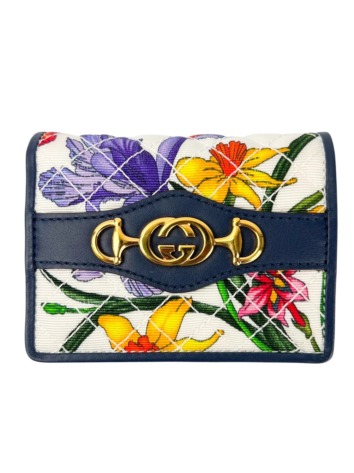 Gucci — Gucci Floral GG Snap Card Wallet — Accessory — resale