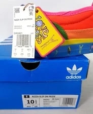 Adidas NEW Nizza Pride Slip on Shoes Love Unites Drivers 2