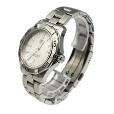Tag-heuer Aquaracer WAP1111 Date Quartz White Dial SS 3