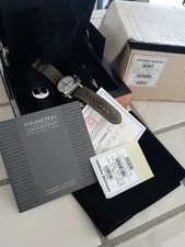 Panerai PAM00188 Luminor Daylight Chrono SS White Dial 2