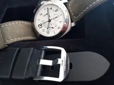 Panerai PAM00188 Luminor Daylight Chrono SS White Dial 4