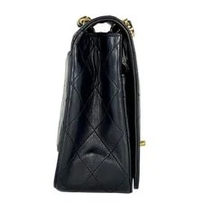 Chanel Matelass Single Flap W Chain Coco Mark 4
