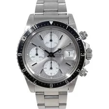 Tudor — Tudor Chrono Time 79170 Stainless Steel Silver Diamond 40.0mm #KNW1007 — Watch — resale
