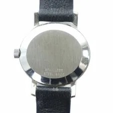 Omega Geneve GY18 Manual Wind Silver Dial Leather 2