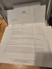 IWC Portofino IW391021 42MM 18K Rose Chronograph Silver Dial. . B/P 3