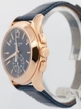NEW Unworn Patek Philippe Complications Blue Annual Calendar Gold 5905R-010 BOX 3