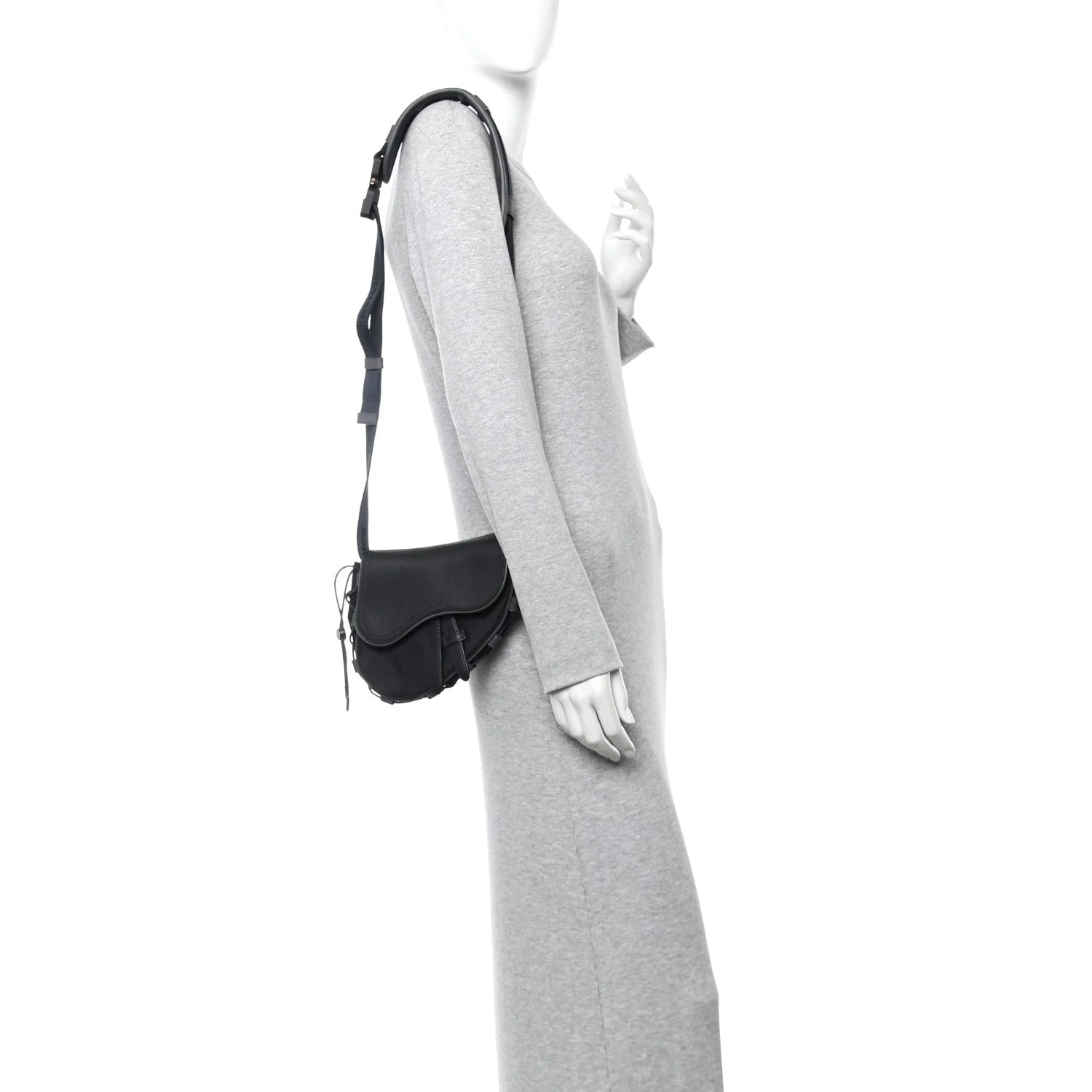 X Sacai Grained Technical Fabric Saddle 2