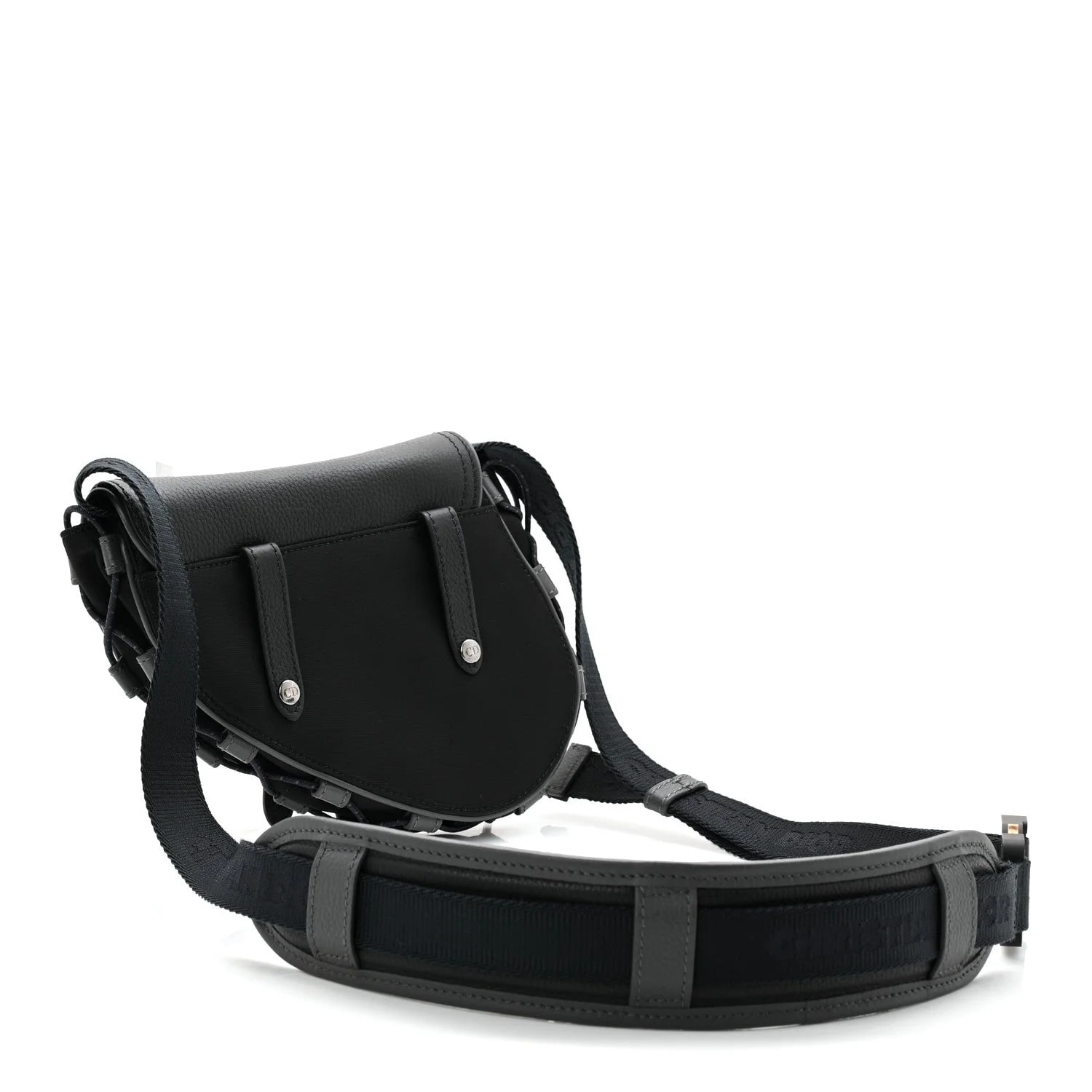 X Sacai Grained Technical Fabric Saddle 3