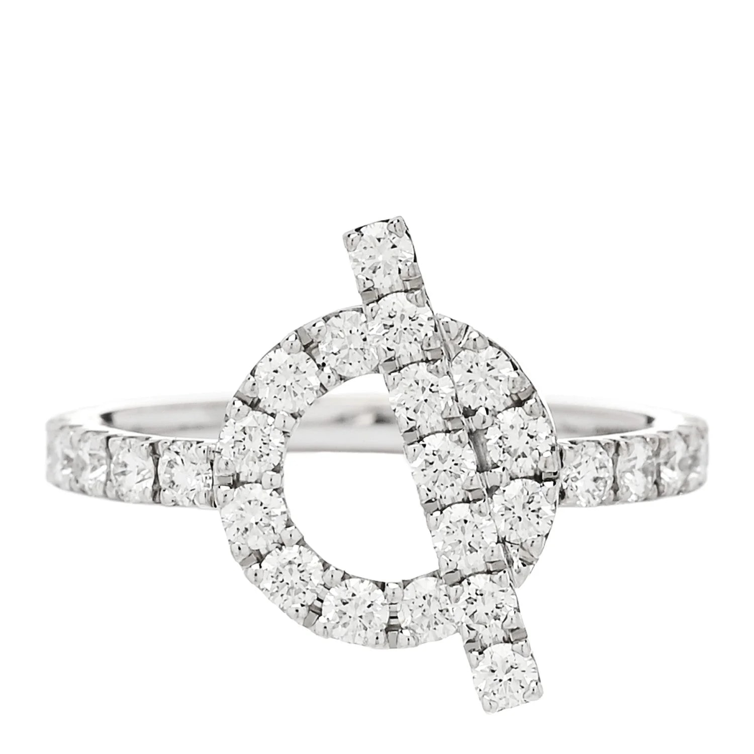 Hermès — 18K White Gold Finesse 51 5.75 — Jewelry — resale