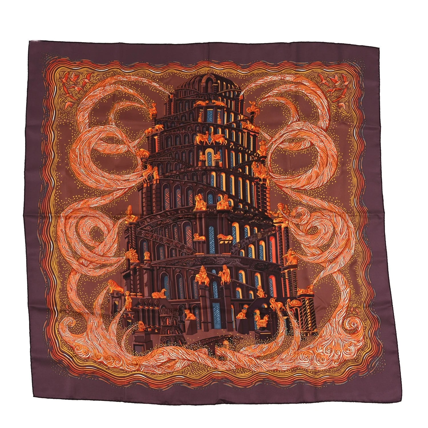 Hermès — les Rivieres de Babel Scarf 90 — Accessory — resale