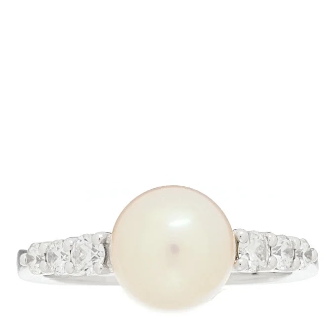 Mikimoto — 18K White Gold Akoya Cultured 8-8.5mm Morning Dew 53 6.5 — Jewelry — resale