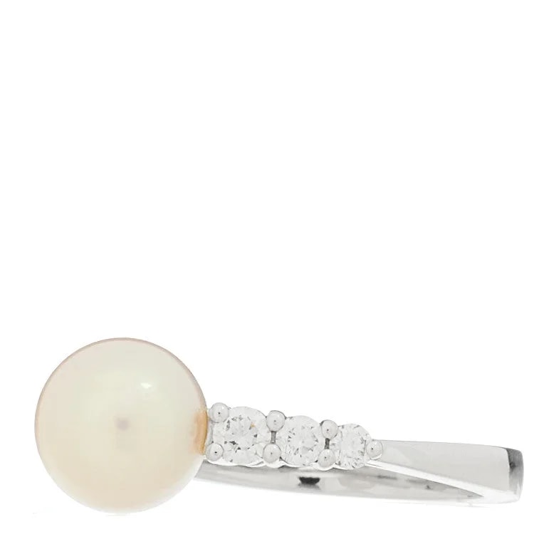 18K White Gold Akoya Cultured 8-8.5mm Morning Dew 53 6.5 3