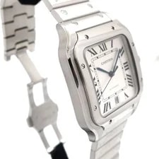 Cartier Santos WSSA0009 37.0mm Stainless Steel Silver #UW3535 3