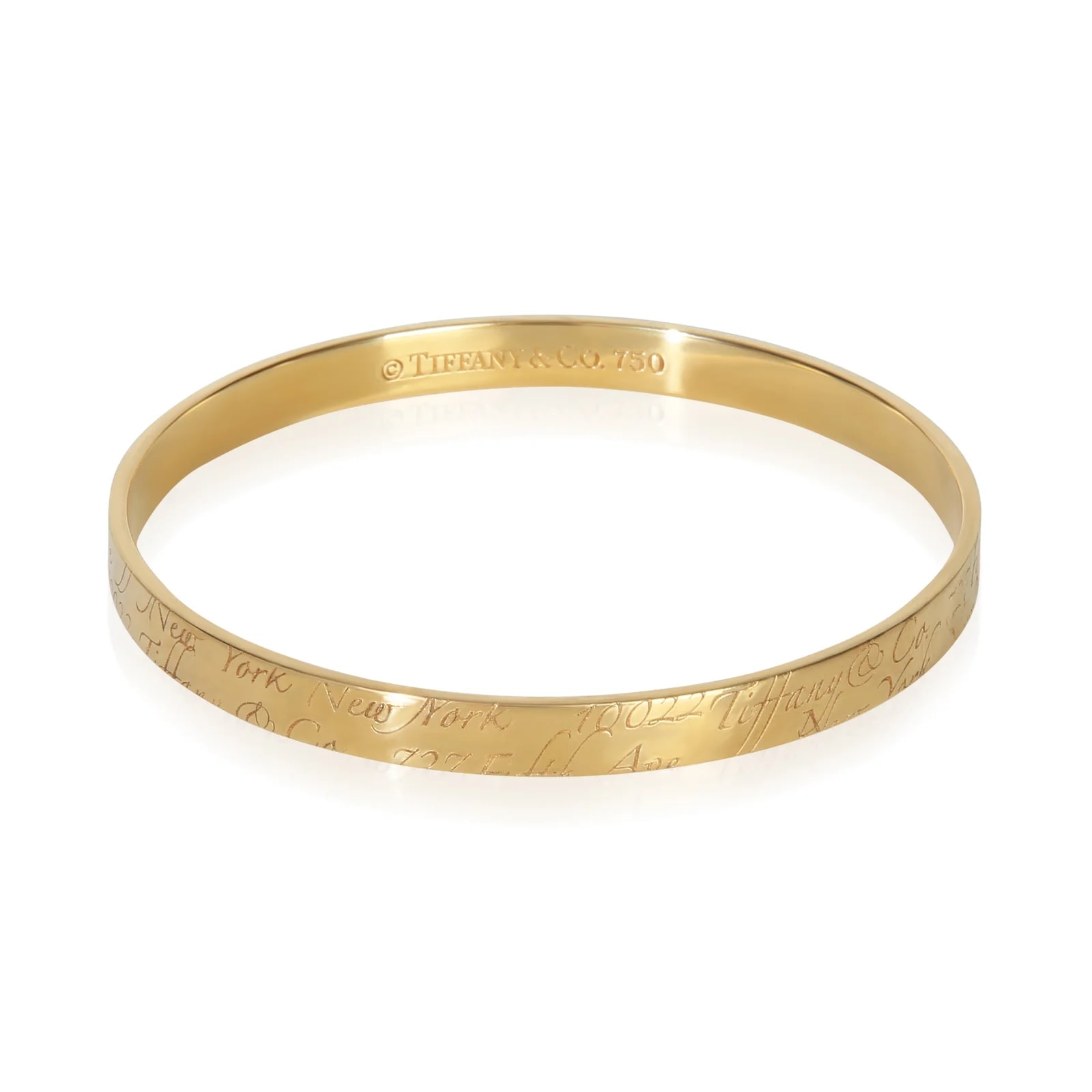Tiffany & Co. — Tiffany & Co. Yellow Gold Notes Bangle 18k — Jewelry — resale