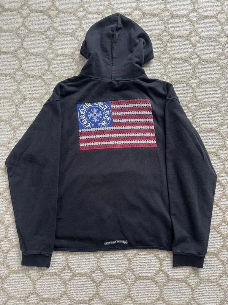 Hearts American Flag Hoodie 2