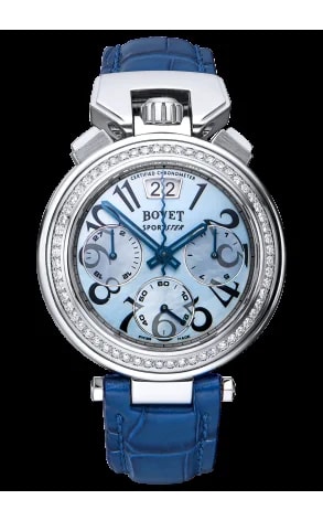 Worldofluxuryus — Bovet Sportster Chronograph Stainless Steel & Diamonds Lady's — Watch — resale