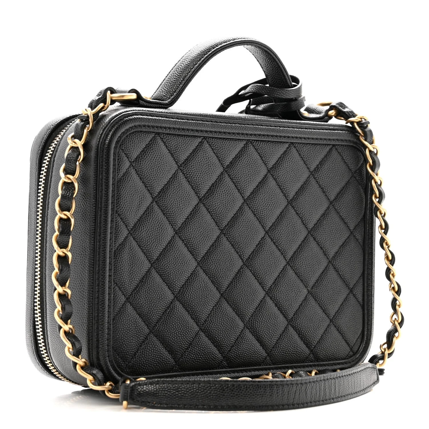 Quilted Medium CC Filigree Vanity Case 3