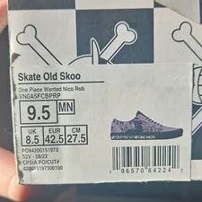 Vans One Piece Skate Old Skool Nico Robin VN0A5FCBPRP 4