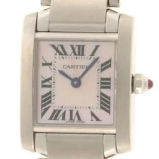 Cartier — Cartier Tank Française SM W51028Q3 Stainless Steel 20mm Pink Dial Quartz #DW2027 — Watch — resale