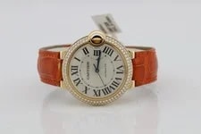 Cartier Ballon Bleu 18k Rose Gold 36mm Factory Diamond WE900451 2