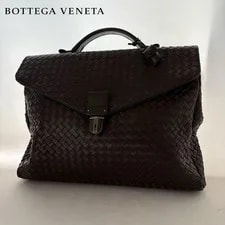 Bottega Veneta — Bottega Veneta Briefcase Dark — Handbag — resale