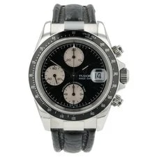 Tudor — Tudor Chronograph Date Black Dial Stainless Steel 40mm Auto 79260P — Watch — resale