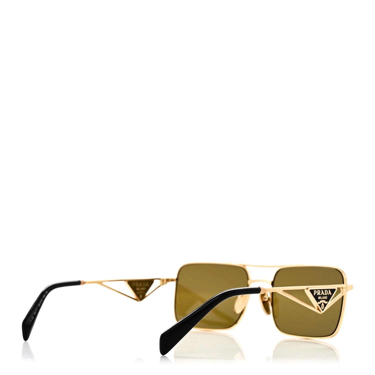 Metal Symbole Triangle Logo Sunglasses SPR A52 4