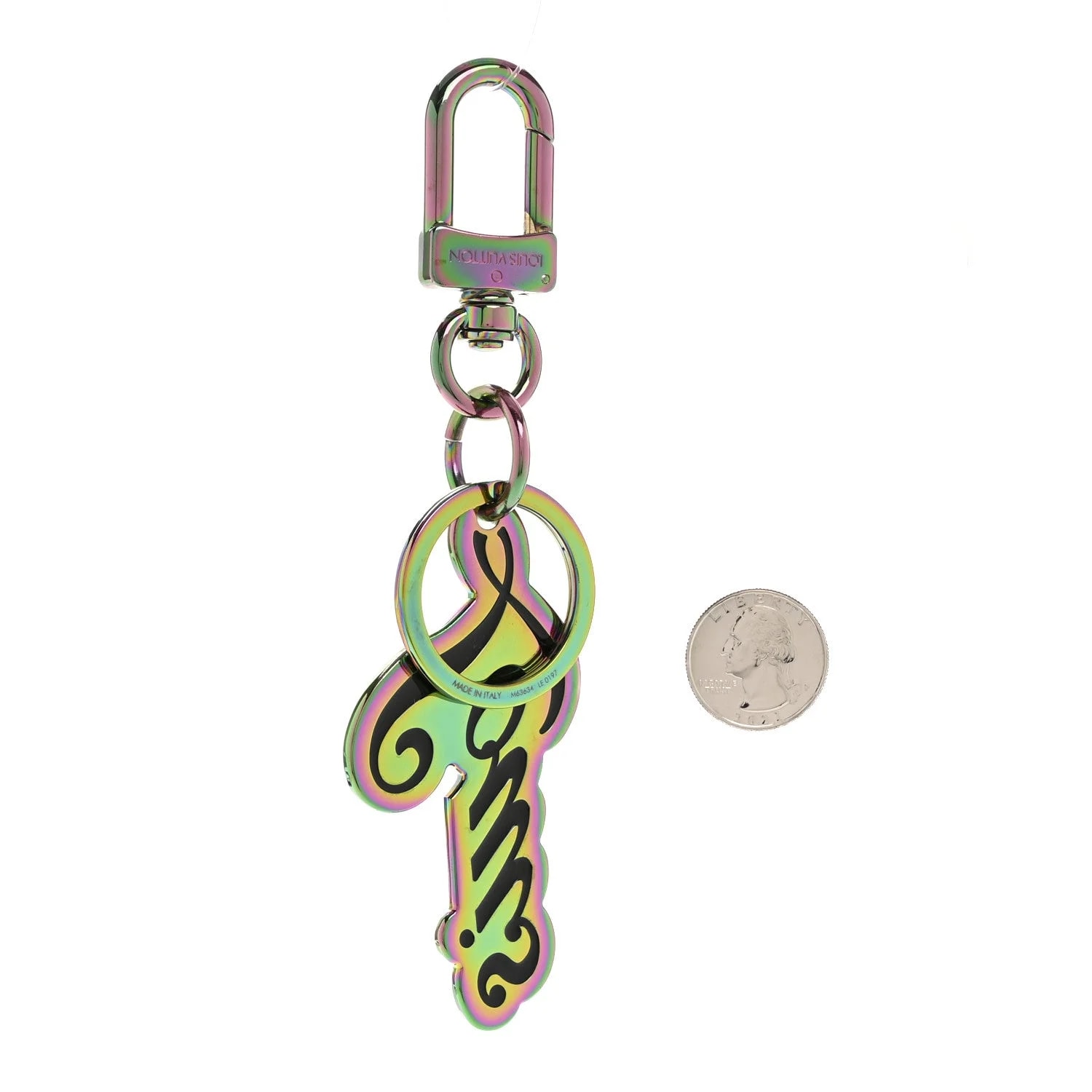 Metallic Porte Cles Louis Bag Charm Key Holder 2