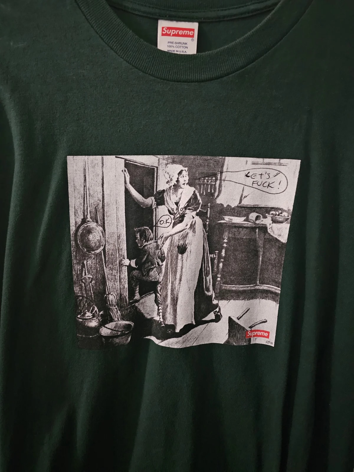 Supreme — Supreme Mike Kelley Hiding From Indians Tee — streetwear — resale